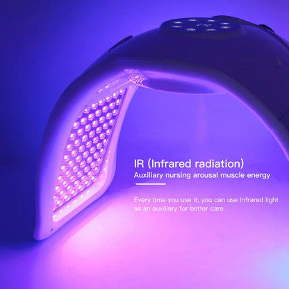 8 kolorowa maska LED, odmładzanie skóry, nawilżanie, urządzenie do pielęgnacji twarzy