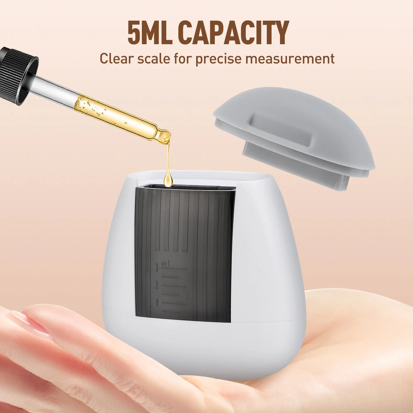 Elektro-masażer do skóry głowy, terapia światłem, przeciw wypadaniu włosów