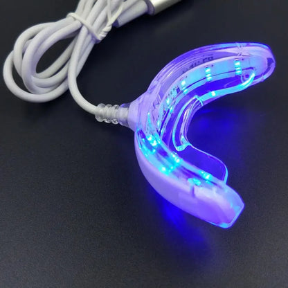 Przenośne urządzenie wybielające zęby, USB, LED, niebieskie światło