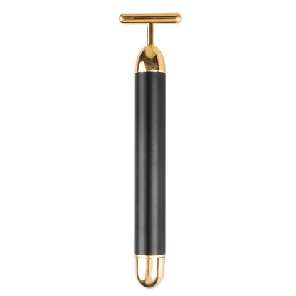 Masażer twarzy T-kształtny, wibracyjny, 24K, elektryczny, ujędrnianie skóry