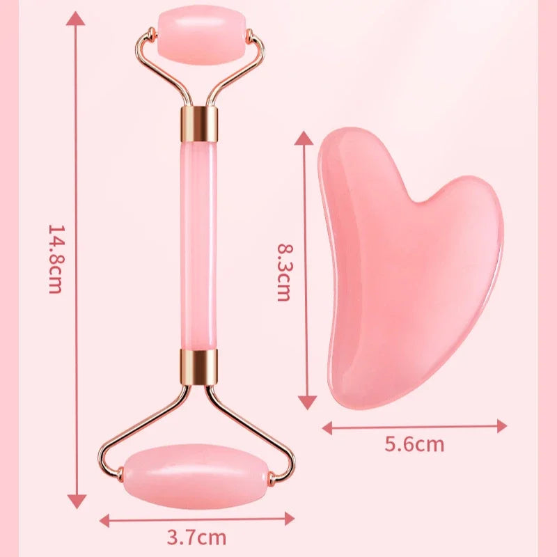 Zestaw masażerów Gua Sha, kamień do twarzy i ciała, naturalna żywica, wosk pszczeli