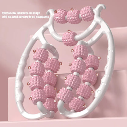 Masażer do ciała, 20 kółek, antycellulitowy, modelowanie sylwetki