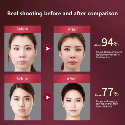 Urządzenie liftingujące LED, masażer wibracyjny twarzy, modelowanie podbródka