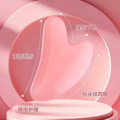 Zestaw masażerów Gua Sha, kamień do twarzy i ciała, naturalna żywica, wosk pszczeli