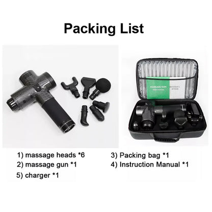 Masażer elektryczny, pistolet perkusyjny, relaksacja mięśni, ulga w bólu